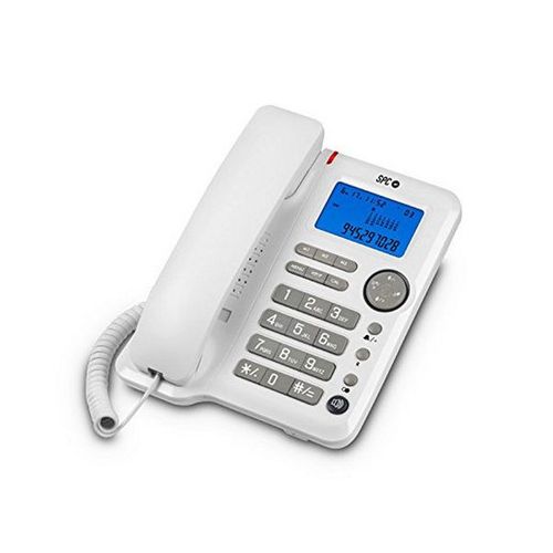 Telefon Stacjonarny SPC 3608B LCD Biały na Arena.pl
