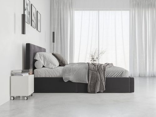 Łóżko 120x200 Tapicerowane Hilton Materac Amber stelaż podnoszony na Arena.pl