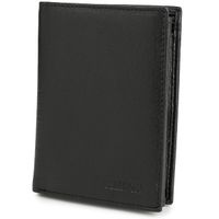 skórzany portfel męski z zabezpieczeniem rfid czarny