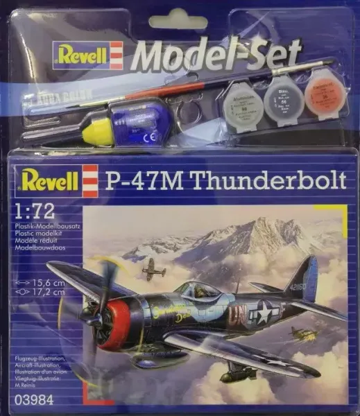 Model samolotu P-47 M Thunderbolt, 1:72 zdjęcie 1