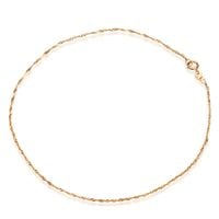 złota delikatna bransoletka singapur - 333 - bxx1383