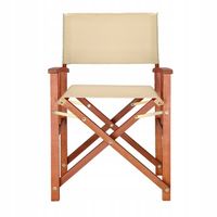 Casaria Krzesło Reżyserskie Ogrodowe Kremowy