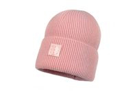 Jamiks ZAFIRA czapka dla dziewczynki kaszmir morelowa 50-52