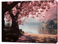 Obraz 90x70cm Spokój Sakury