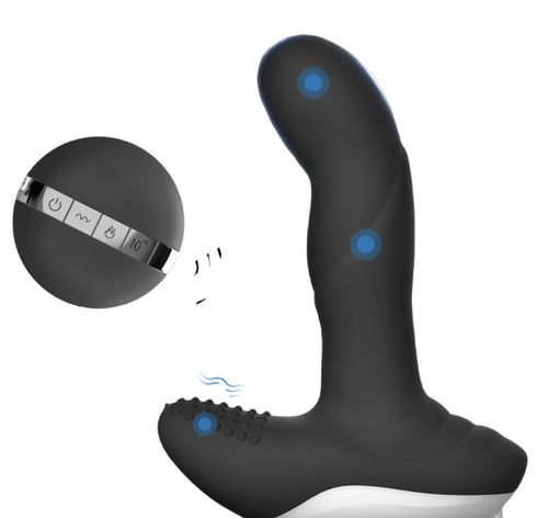 Luxury Prostate Stimulator Silicone Usb Massager 7 Function Pulsator Heat na Arena.pl