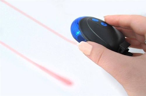 LAMPKA ROWEROWA LED + LASER na Arena.pl