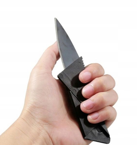 Karta nóż rozkładany survival card scyzoryk grzyby ukryty malutki nożyk hit zdjęcie 5
