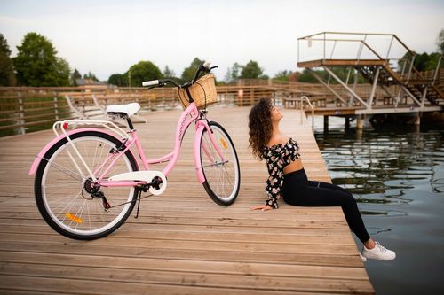 DAMSKI ROWER MIEJSKI 28 EVERMORE 7 SHIMANO CZARNY na Arena.pl