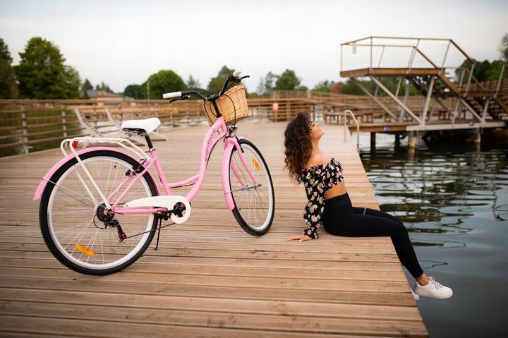 DAMSKI ROWER MIEJSKI 28 EVERMORE 7 SHIMANO CZARNY zdjęcie 2