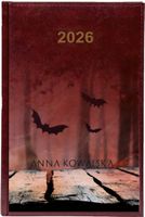 KALENDARZ A5 KSIĄŻKOWY TYGODNNIOWY 2026 personalizowany IMIĘ TWÓJ NAPIS