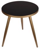 Stolik metalowy czarny