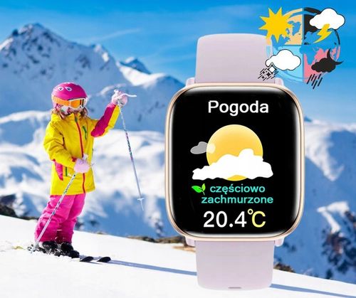 Zegarek SMARTWATCH prezent na Komunię dziewczynka 1.75CALA AMOLED - ROZMOWY na Arena.pl