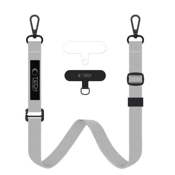 TECH-PROTECT C6S ROPE CROSSBODY CRAYON GREY zdjęcie 1