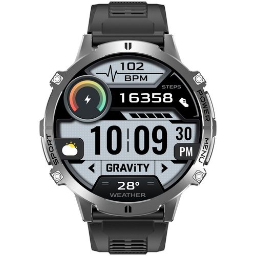 smartwatch gravity grafitowy pasek + bransoleta gt42-3 na Arena.pl