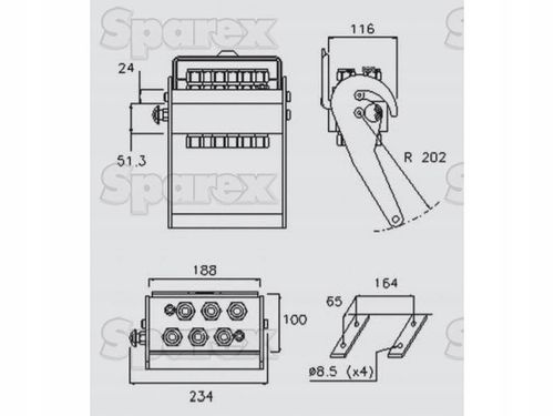 Multizłącze Hydr. Gniazdo Gwint Żeński x 1/2'' BSP na Arena.pl