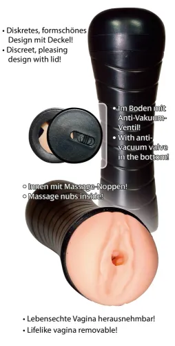 pussy to go model classic - anatomiczna maszyna intymna w etui 27 cm na Arena.pl