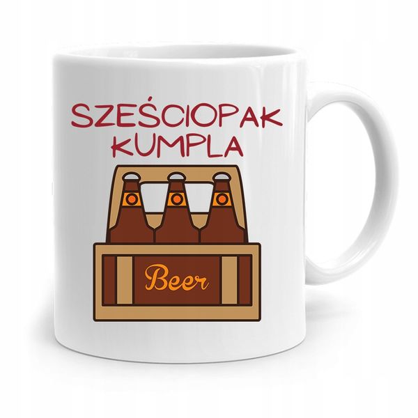 Kubek Prezent Dla Przyjaciela Sześciopak Kumpla Z Nadrukiem Ze Zdjęciem zdjęcie 1