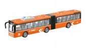 DUŻY MIEJSKI AUTOBUS PRZEGUBOWY 46 CM CITY DŹWIĘKI ŚWIATŁA OTWIERANE DRZWI