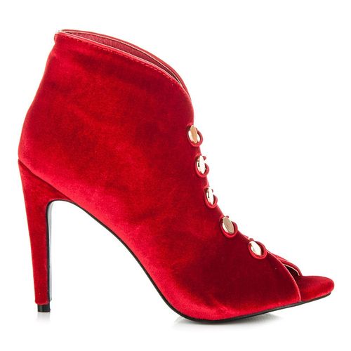 Welurowe Botki Open Toe r.35 na Arena.pl