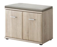 Szafka Na Buty 2- Drzwiowa 2D + Poducha 60 cm Dąb Sonoma AMARO AM