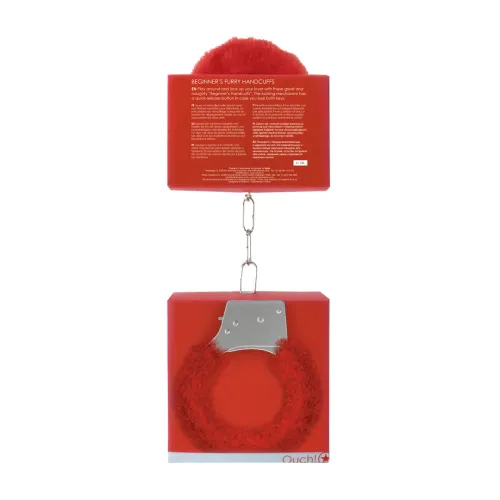 shots ouch! kajdanki furry z miękkim futerkiem czarne uniwersalne na Arena.pl