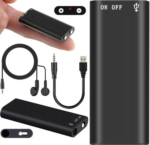 Bardzo mały mini mikro podsłuch pluskwa 11 godzin nagrywania zdjęcie 1