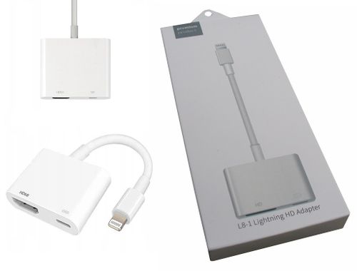 Adapter Przejściówka iPad Lightning do HDMI iPhone na Arena.pl