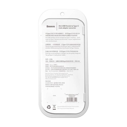 adapter baseus micro usb do usb type-c - czarny na Arena.pl