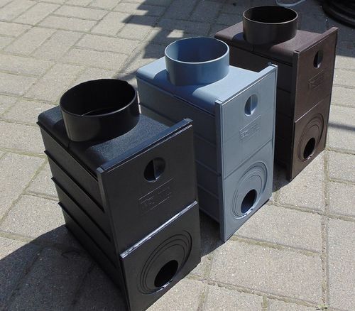 Osadnik rynnowy boczny 3 KOLORY wpust deszczowy na Arena.pl