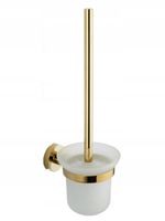 MEXEN REMO WISZĄCA SZCZOTKA TOALETOWA ZŁOTA SZKŁO