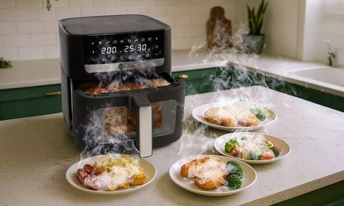 FRYTKOWNICA BEZTŁUSZCZOWA ISAJ AR2 AIRFRYER 8L XL 1800W na Arena.pl