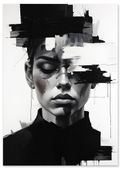 Plakat abstrakcyjny portret 70x100 cm