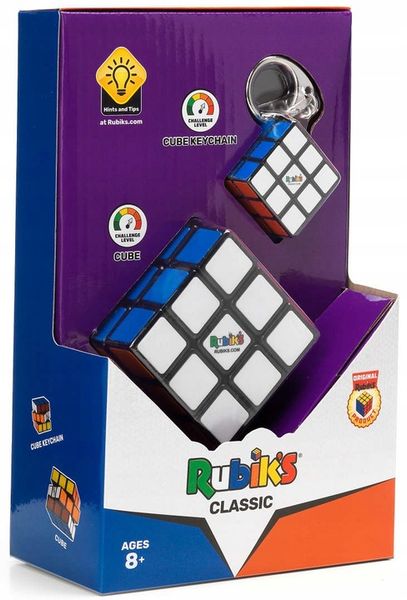 KOSTKA RUBIKA ORYGINALNA KLASYCZNA + BRELOK 3X3 zdjęcie 6