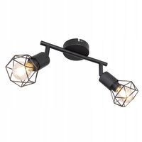 KINKIET LAMPA ŚCIENNA GLOBO XARA I 54802S-2 CZARNY