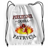 Plecak Dla Patrycji Sportowy Szkolny Worek Torba Z Nadrukiem Ze Zdjęciem