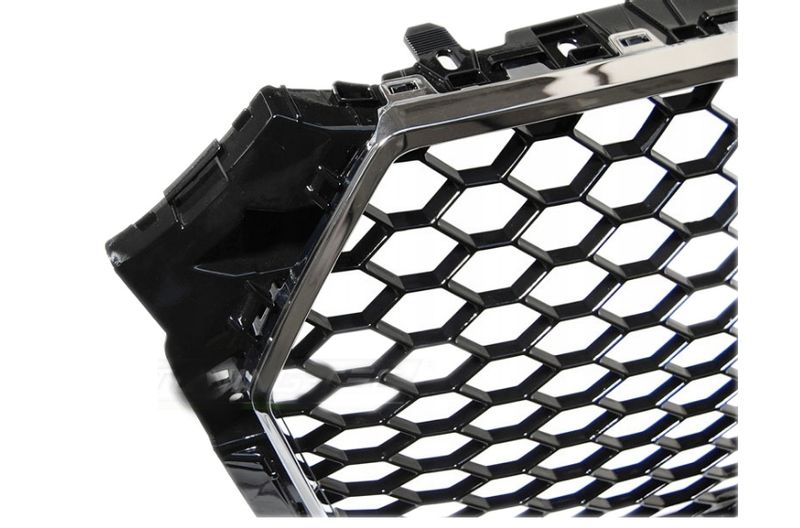 Grill Atrapa AUDI A4 B9 15-BLACK CHROME RS-STYLE zdjęcie 3