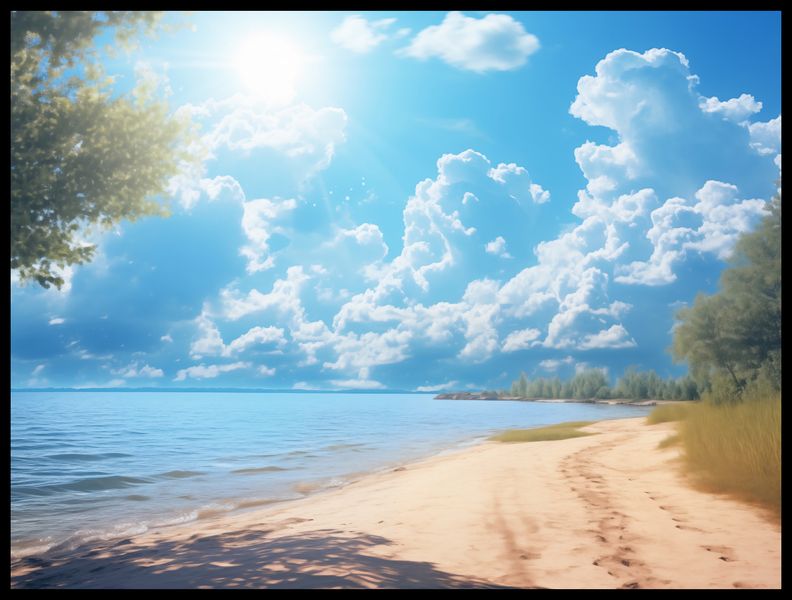 Plakat 80x60cm Letni Dzień zdjęcie 2