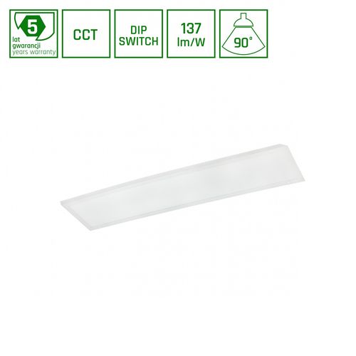 ALGINE PANEL BACKLIGHT 26W/36W/46W CCT 230V 90ST IP20 UGR&lt;19 300X1200X34MM BIAŁY 5 LAT GWARANCJI na Arena.pl