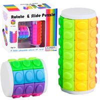 UKŁADANKA OBROTWY KUBEK GRA KOLOROWE PUZZLE