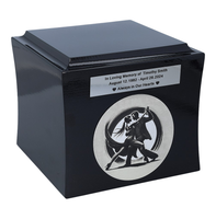 Urna Tango dla tancerza Urna dla miłośnika tańca  Czarny/Wzór1/Tabliczka