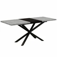 STÓŁ ROZSUWANY DO KUCHNI JADALNI SALONU LOFT PAJĄK 138-188CM BETON JASNY