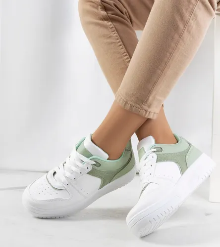 Zielone sneakersy damskie Lins 40 na Arena.pl