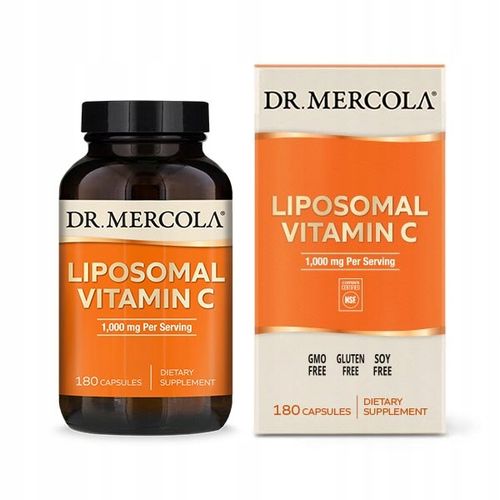 Dr Mercola Liposomalna Witamina C (180kaps) na Arena.pl