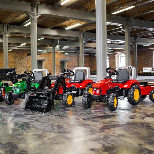 FALK Traktor Red Supercharger na Pedały z Przyczepą od 3 Lat na Arena.pl