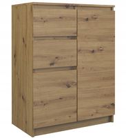Komoda TopEshop 70 x 40 x 97cm dąb artisan matowe