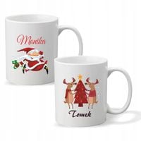 Kubek z nadrukiem PREZENT ŚWIĘTY MIKOŁAJ