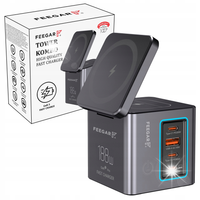 Ładowarka sieciowa USB-C Feegar Kombo 188W GaN3 Typ-C PD QC 3.0 Indukcyjna