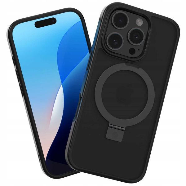 Spacecase Ring Pro Mag Iphone 16 Pro Black zdjęcie 7