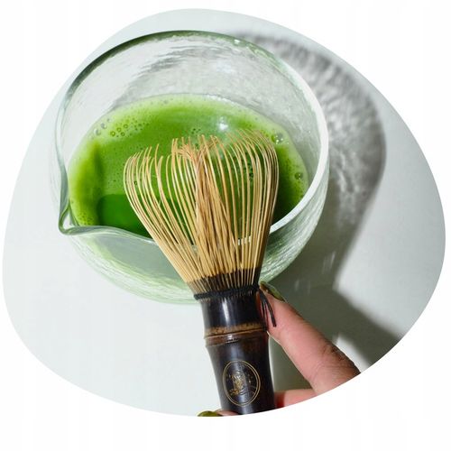 Chasen - bambusowa miotełka do matchy z ciemnego bambusa na Arena.pl