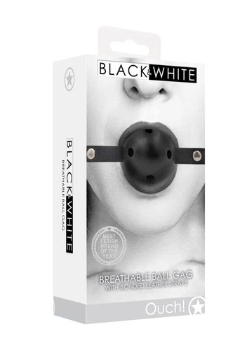 Breathable Ball Gag - With Bonded Leather Straps na Arena.pl